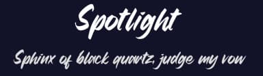 Spotlight by Excellent Ritma Florendia — Script Handwritten Font — thumbnail 2