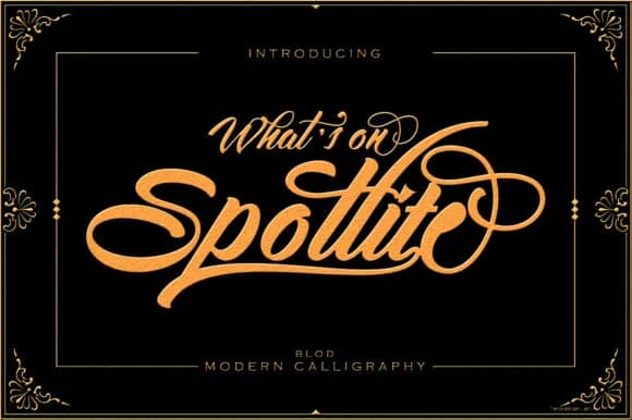 Spotlite Bold Font by sapre.studio — Script Handwritten Font