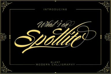 Spotlite Slant Font by sapre.studio — Script Handwritten Font — thumbnail 1