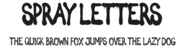Spray Letters by Woodcutter — Script Handwritten Font — thumbnail 1