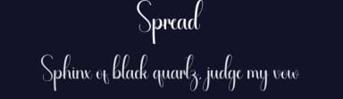 Spread by Andi Moz — Script Handwritten Font — thumbnail 2