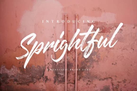 Sprightful Font by getstudio by getstudio — Script Handwritten Font