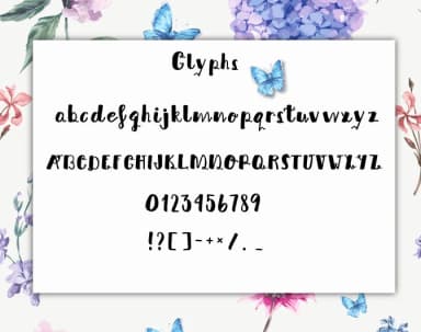 Spring Blossom Font by KreationsKreations — Script Handwritten Font — thumbnail 4