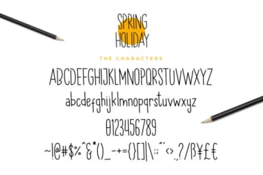 Spring Holiday Font by Kang1993 — Script Handwritten Font — thumbnail 5