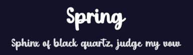 Spring by Fillo Graphic — Script Handwritten Font — thumbnail 2