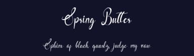 Spring Butter by Cikareotype Studio — Script Handwritten Font — thumbnail 2