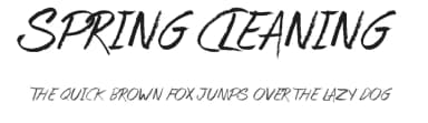 Spring Cleaning by JSH creates — Script Handwritten Font — thumbnail 1