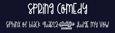 Spring Comedy by Noah Type — Script Handwritten Font — thumbnail 2