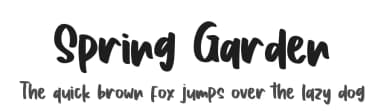 Spring Garden by DM Letter Studio - Dimas Prasetyo — Script Handwritten Font — thumbnail 1