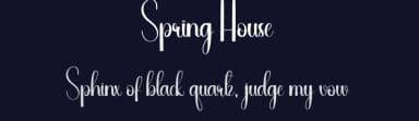 Spring House by Andi Moz — Script Handwritten Font — thumbnail 2