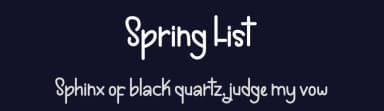 Spring List by Inermedia Studio — Script Handwritten Font — thumbnail 2