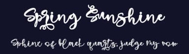 Spring Sunshine by Letterara — Script Handwritten Font — thumbnail 2