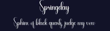 Springday by Andi Moz — Script Handwritten Font — thumbnail 2