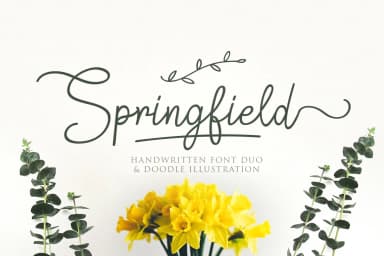 Springfield Font by Weape Design — Script Handwritten Font — thumbnail 1