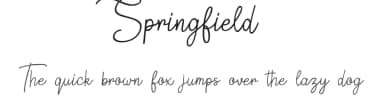 Springfield by Weape Studio — Script Handwritten Font — thumbnail 1