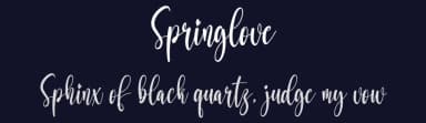 Springlove by creatype designer — Script Handwritten Font — thumbnail 2