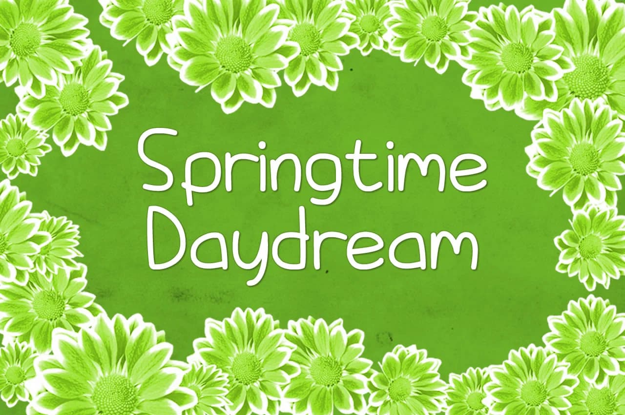 Springtime Daydream Font by Chequered Ink — Script Handwritten Font