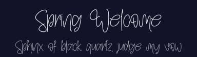 Spring Welcome by Letterafa Studio — Script Handwritten Font — thumbnail 2