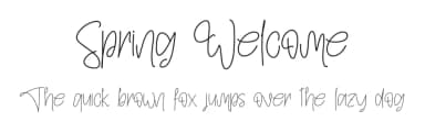 Spring Welcome by Letterafa Studio — Script Handwritten Font — thumbnail 1