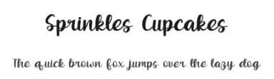 Sprinkles Cupcakes by Rvandtype — Script Handwritten Font — thumbnail 1