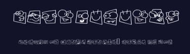 Squareheads by Pizzadude — Dingbats Font — thumbnail 2