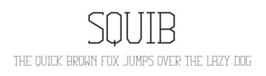 Squib by Heydon Pickering — Serif Font — thumbnail 1
