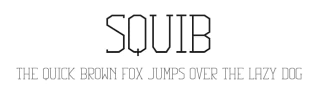 Squib by Heydon Pickering — Serif Font