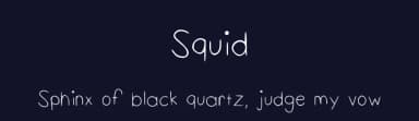 Squid by David Ferret — Script Handwritten Font — thumbnail 2