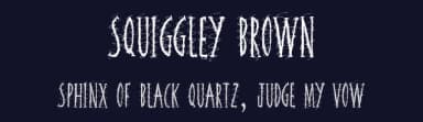 Squiggley Brown by JSH creates — Script Handwritten Font — thumbnail 2