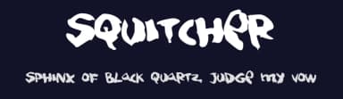 Squitcher by Pizzadude — Script Handwritten Font — thumbnail 2