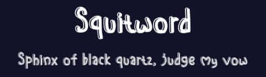 Squitword by Bilqis Studio — Script Handwritten Font — thumbnail 2