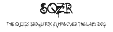 SQZR by srgworks — Script Handwritten Font — thumbnail 1