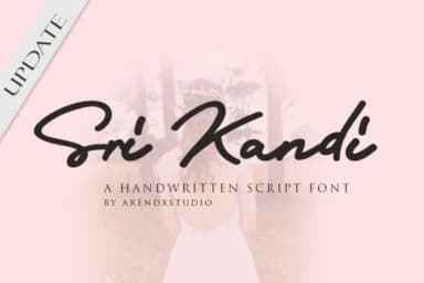 Sri Kandi Font by Arendxstudio — Script Handwritten Font — thumbnail 1