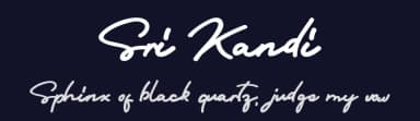 Sri Kandi by Arendx Studio — Script Handwritten Font — thumbnail 2