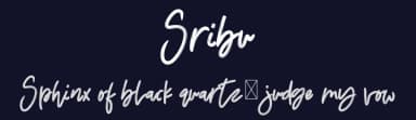 Sribu by lyanatha — Script Handwritten Font — thumbnail 2