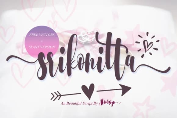 Srikonitta Font by aldedesign — Script Handwritten Font