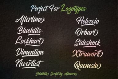 Srinthile Script Font by Almeera Studio — Script Handwritten Font — thumbnail 8