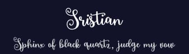 Sristian by Aqeela Studio — Script Handwritten Font — thumbnail 2