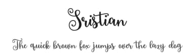 Sristian by Aqeela Studio — Script Handwritten Font — thumbnail 1