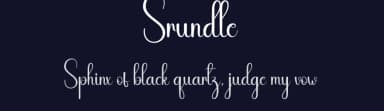 Srundle by Andi Moz — Script Handwritten Font — thumbnail 2