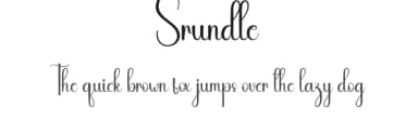 Srundle by Andi Moz — Script Handwritten Font — thumbnail 1