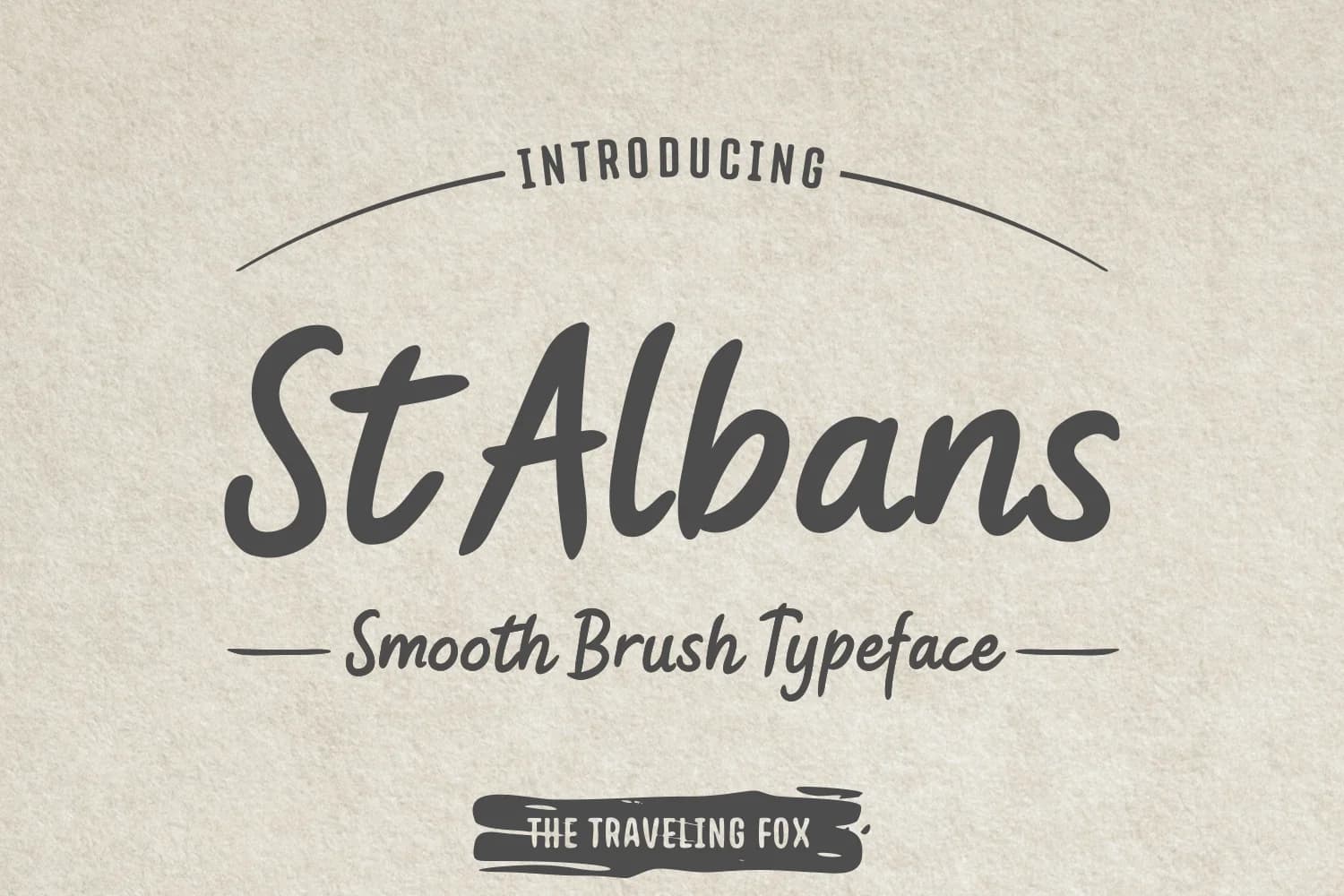 St Albans Font by The Traveling Fox — Script Handwritten Font