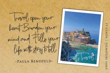 St. Genoa Font by dmletter31 — Script Handwritten Font — thumbnail 6