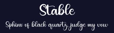 Stable by Inermedia Studio — Script Handwritten Font — thumbnail 2