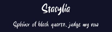 Stacylia by Letterhend Studio — Script Handwritten Font — thumbnail 2