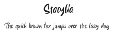 Stacylia by Letterhend Studio — Script Handwritten Font — thumbnail 1