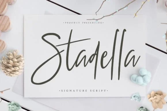 Stadella Font by CreatypeStudio — Script Handwritten Font