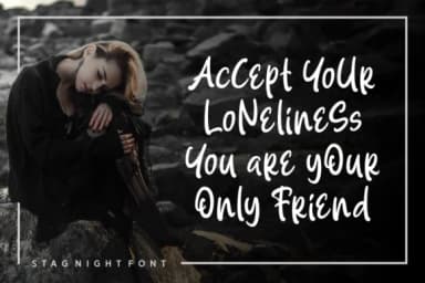 Stag Night Font by Adyfo (7NTypes) — Script Handwritten Font — thumbnail 2