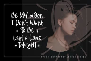 Stag Night Font by Adyfo (7NTypes) — Script Handwritten Font — thumbnail 3