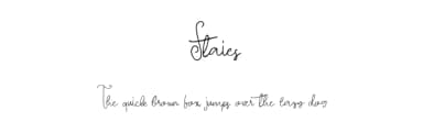 Staies by Mariyana — Script Handwritten Font — thumbnail 1